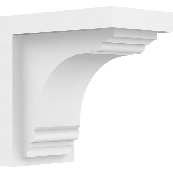 Ekena Millwork Standard Warren Architectural Grade PVC Bracket, 3 1/2"W x 6"D x 6"H BKTP04X06X06WAR - main